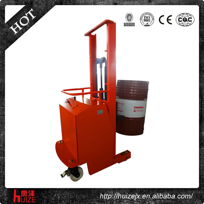 2半電動配重油桶車（無底腿，只堆垛，不翻轉(zhuǎn)）