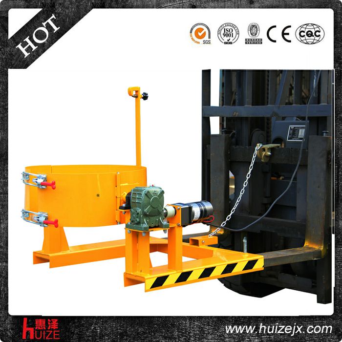 叉車專用倒桶機(jī)具（塑鐵桶，電翻轉(zhuǎn)）