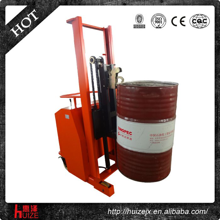 半電動配重油桶車（無底腿,只堆垛，不翻轉(zhuǎn)）