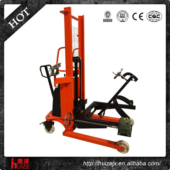 半電動(dòng)稱重油桶車（夾鐵桶，手搖翻轉(zhuǎn)）